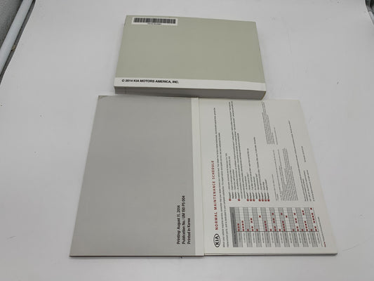 2015 Kia Forte Owners Manual Set OEM A02B55012