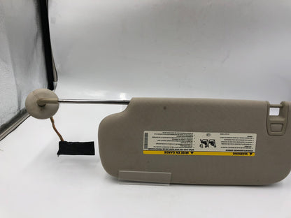 2011-2013 Jeep Grand Cherokee Passenger Sun Visor Gray Illuminated OEM E01B11026