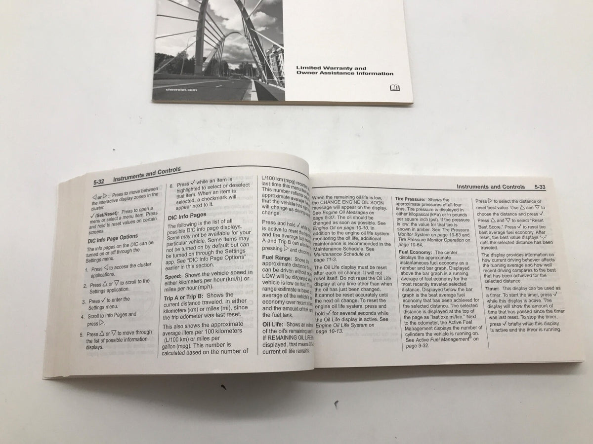 2015 Chevy Silverado Owners Manual Set OEM R01B06018