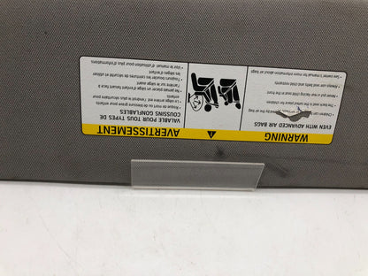 2009-2015 BMW 750i Passenger Sun Visor Gray Illuminated OEM B04B38011