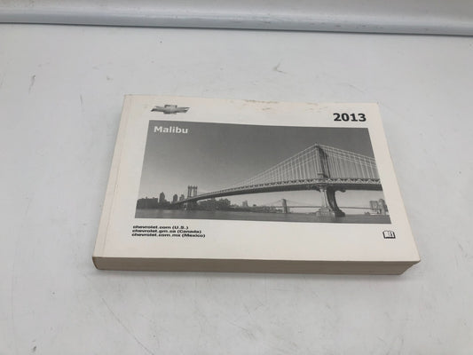 2013 Chevrolet Malibu Owners Manual OEM A03B35053