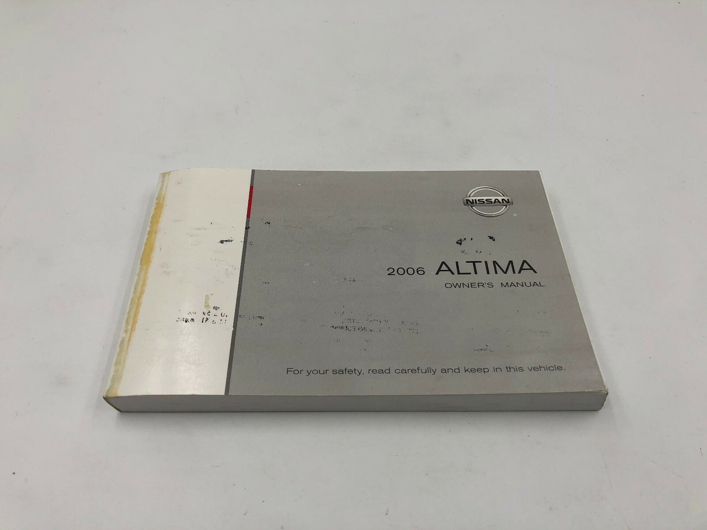 2006 Nissan Altima Owners Manual OEM C03B68014