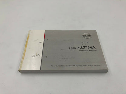 2006 Nissan Altima Owners Manual OEM C03B68014