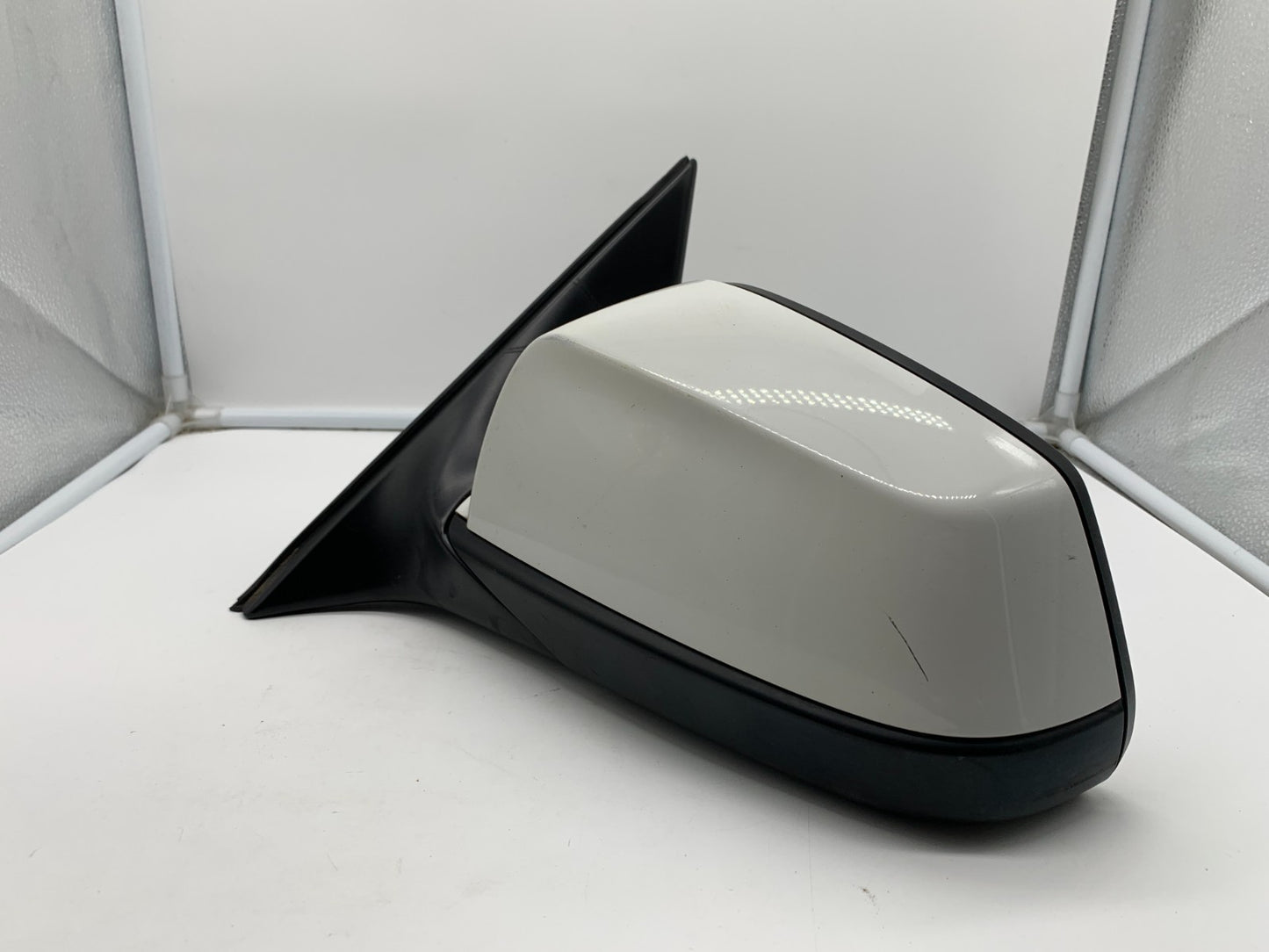 2011-2012 BMW 535i Driver Side View Power Door Mirror White OEM C03B61018