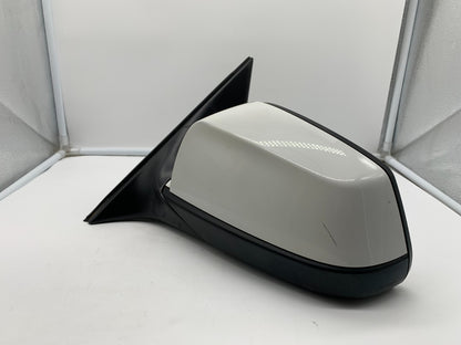 2011-2012 BMW 535i Driver Side View Power Door Mirror White OEM C03B61018