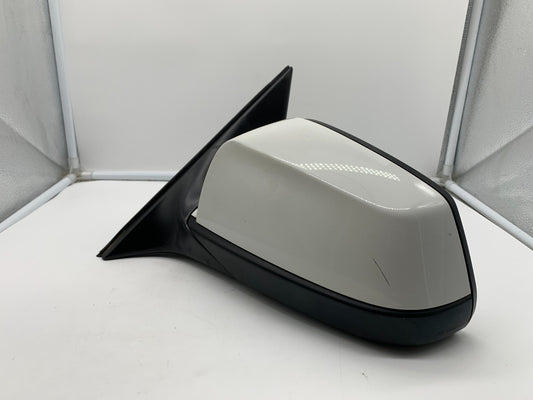 2011-2012 BMW 535i Driver Side View Power Door Mirror White OEM C03B61018