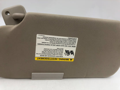 2009-2012 Ford Flex Passenger Sun Visor Shade Tan Illuminated OEM G04B50052