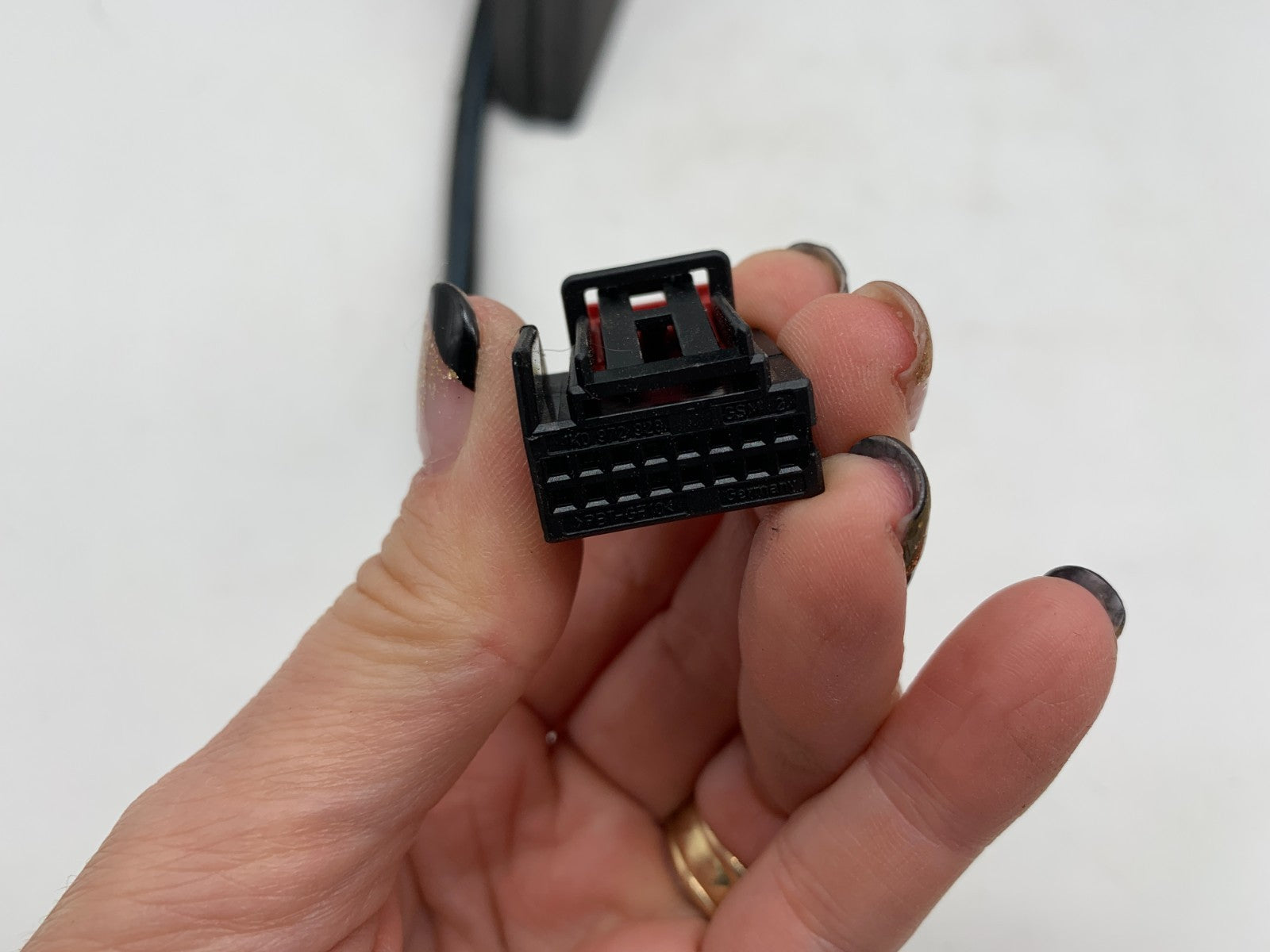 2010-2016 Audi A4 Driver Side View Power Door Mirror Gray OEM