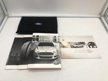 2016 Ford Fusion Owners Manual Set with Case OEM D03B67014