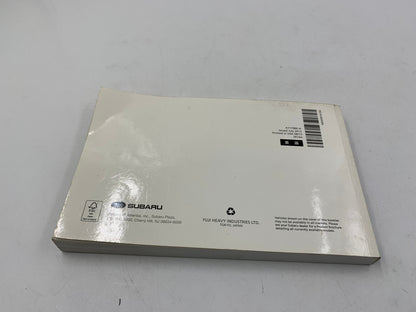 2014 Subaru Impreza Owners Manual OEM E03B22046