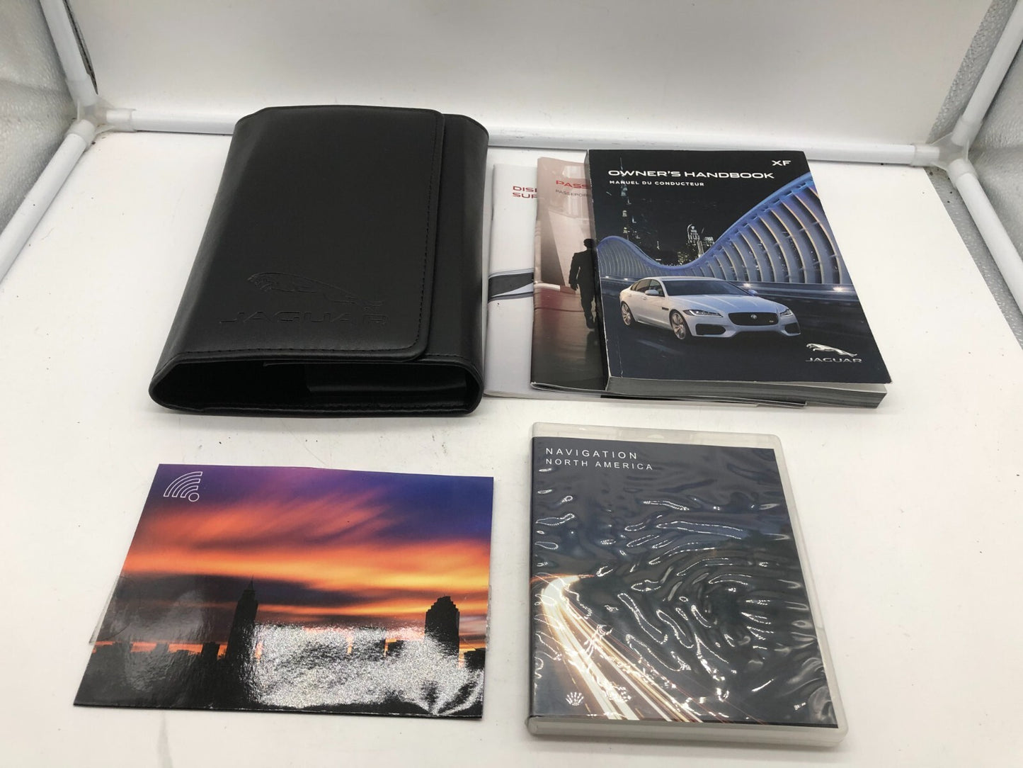 2016 Jaguar XF Owners Manual Handbook Set with Case OEM A02B15009