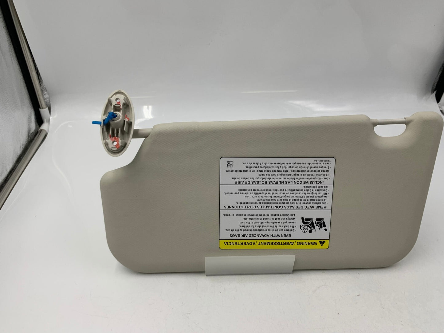 2012-2013 Ford Focus Passenger Sun Visor Gray OEM A03B67004