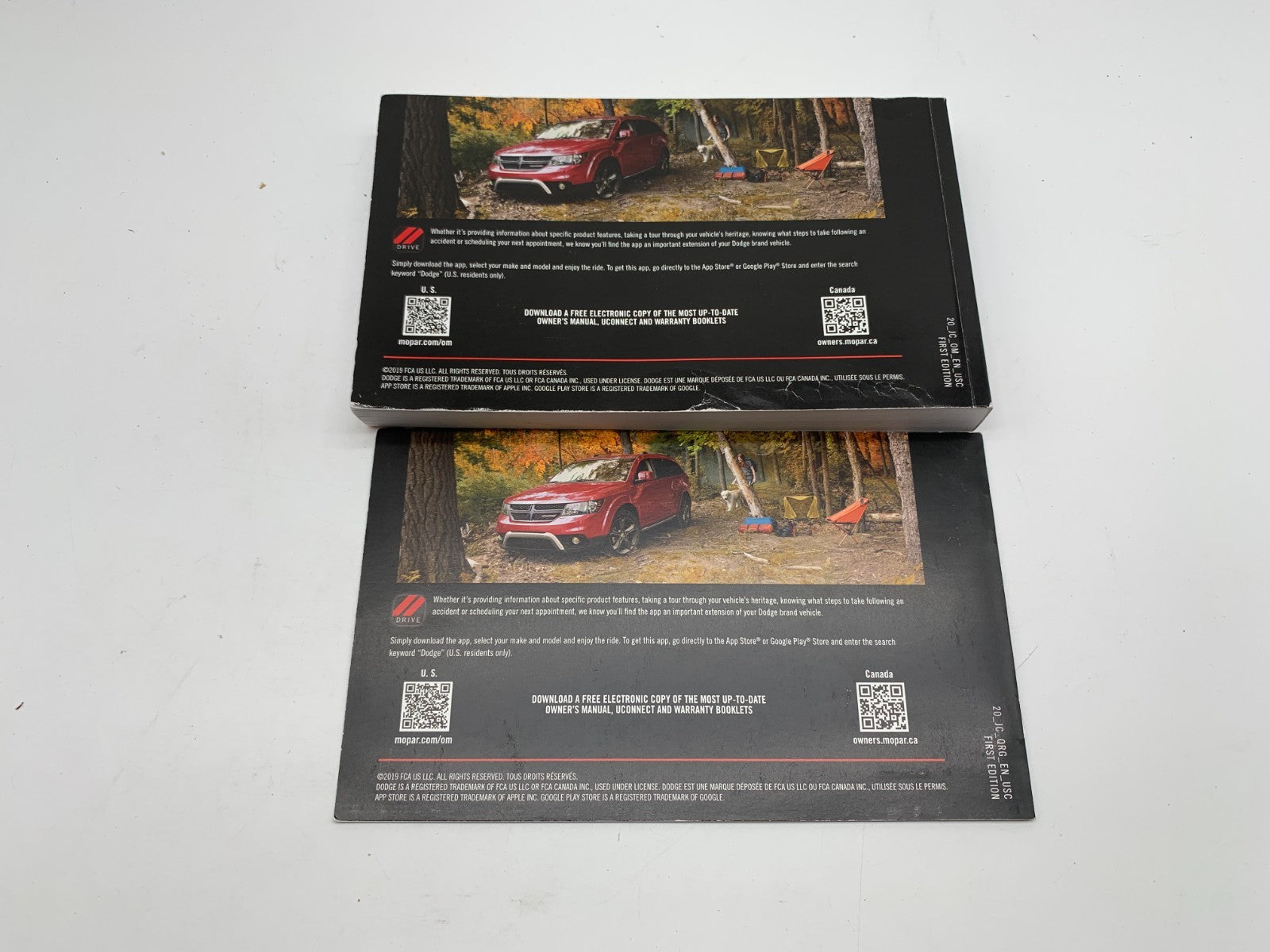 2020 Dodge Journey Owners Manual Set OEM C02B12004