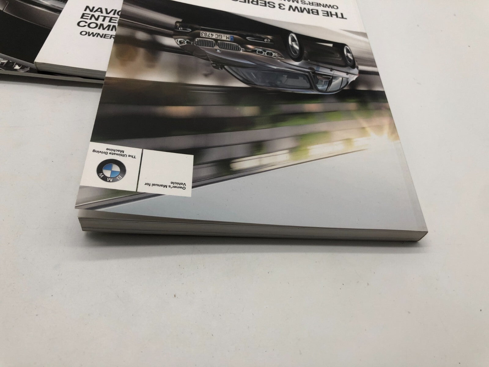 2014 BMW 3 Series Sedan Owners Manual Set with Case OEM A01B13020