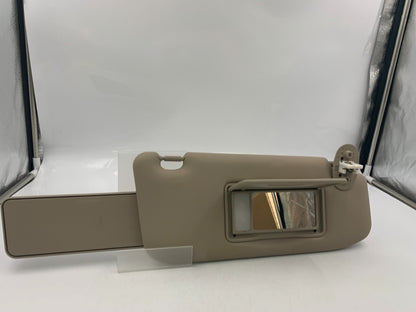 2010-2013 Suzuki Kizashi Passenger Sun Visor Illuminated Tan OEM A03B19063