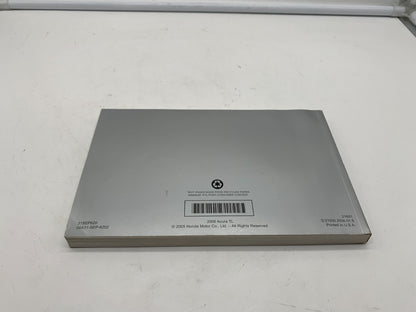 2006 Acura TL Owners Manual OEM A01B52088