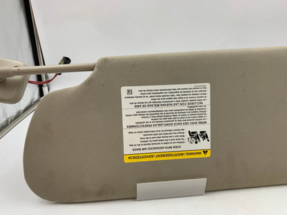 2009-2012 Ford Flex Passenger Sun Visor Sunvisor Gray Illuminated OEM B03B16090