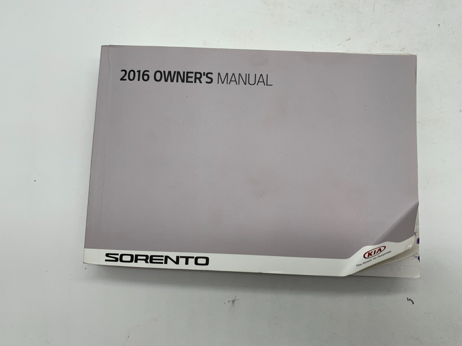 2016 Kia Sorento Owners Manual Set with Case OEM D04B34003