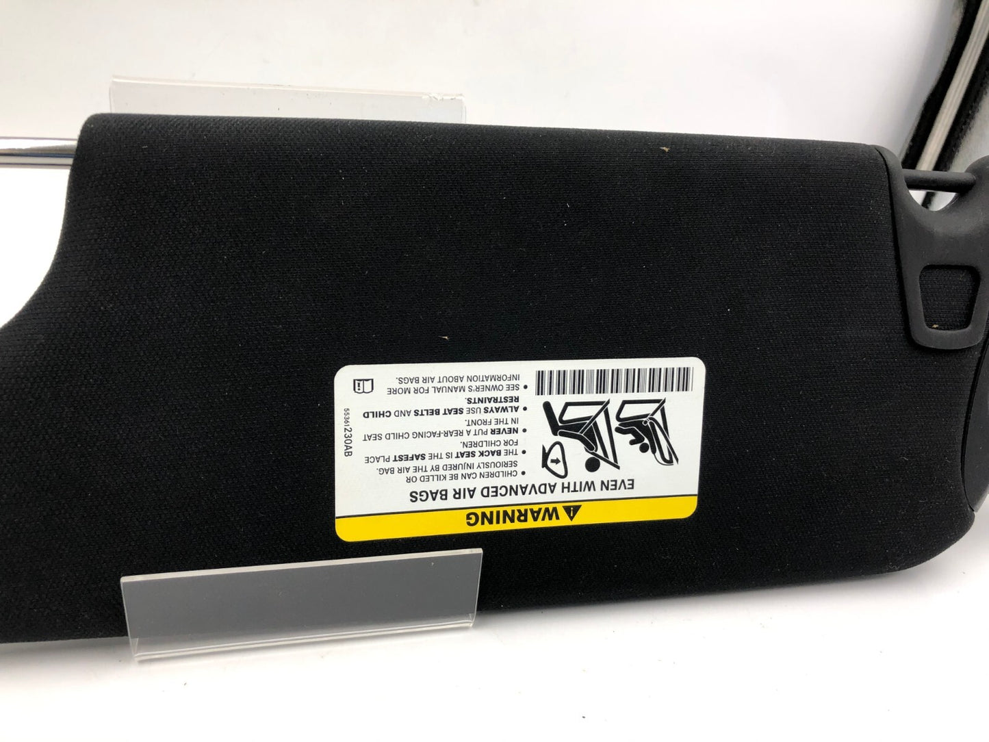 2018-2020 Dodge Challenger Passenger Sun Visor Black Illuminated OEM E01B44081