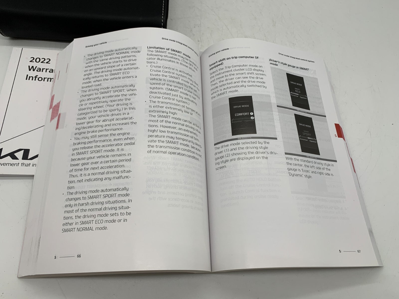 2022 Kia K5 Owners Manual Set with Case OEM D02B70009