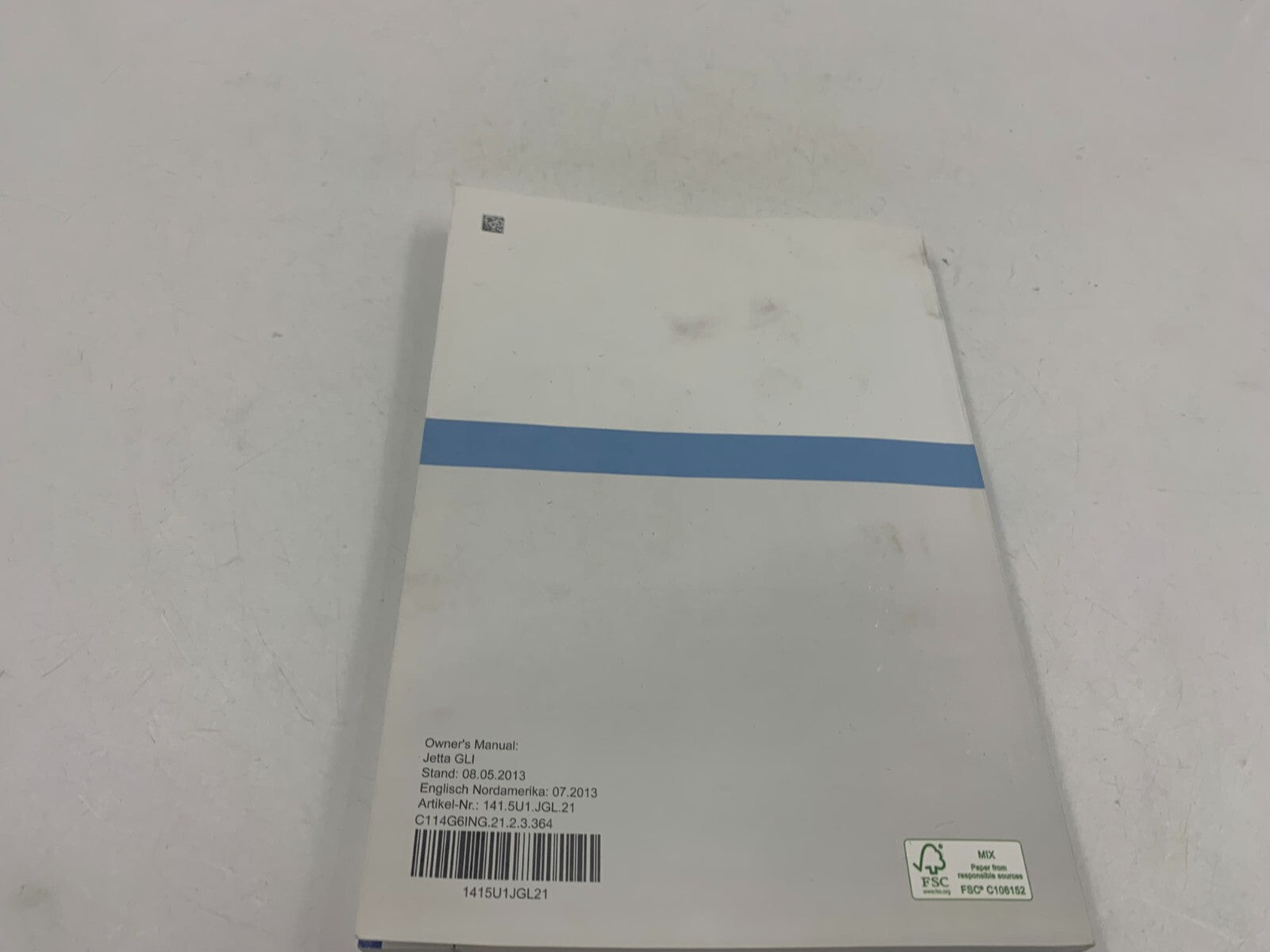 2014 Volkswagen Jetta Owners Manual Set with Case OEM C03B06051