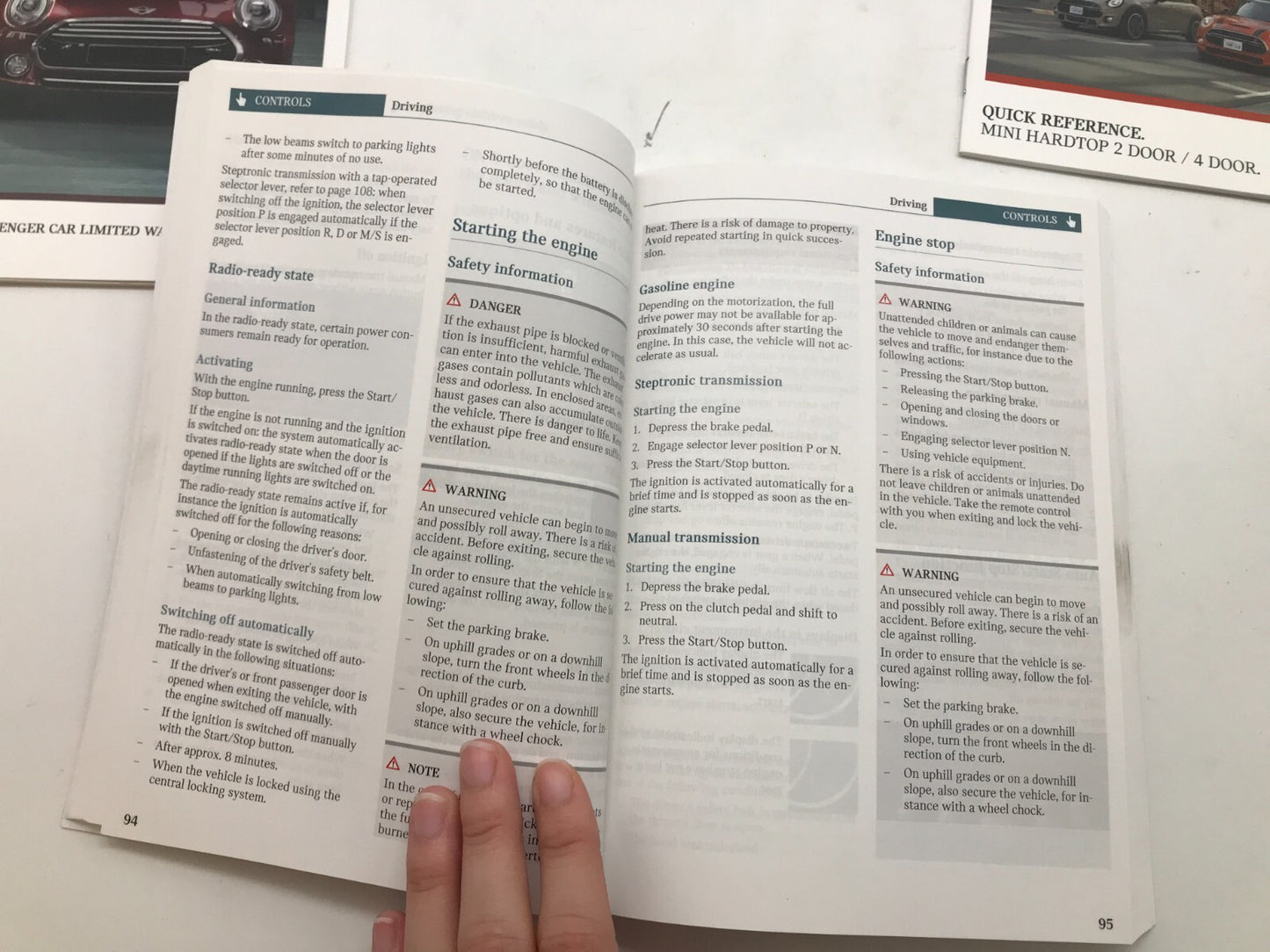 2019 Mini Hardtop 2DR 4DR Owners Manual Set with Case OEM D01B56053