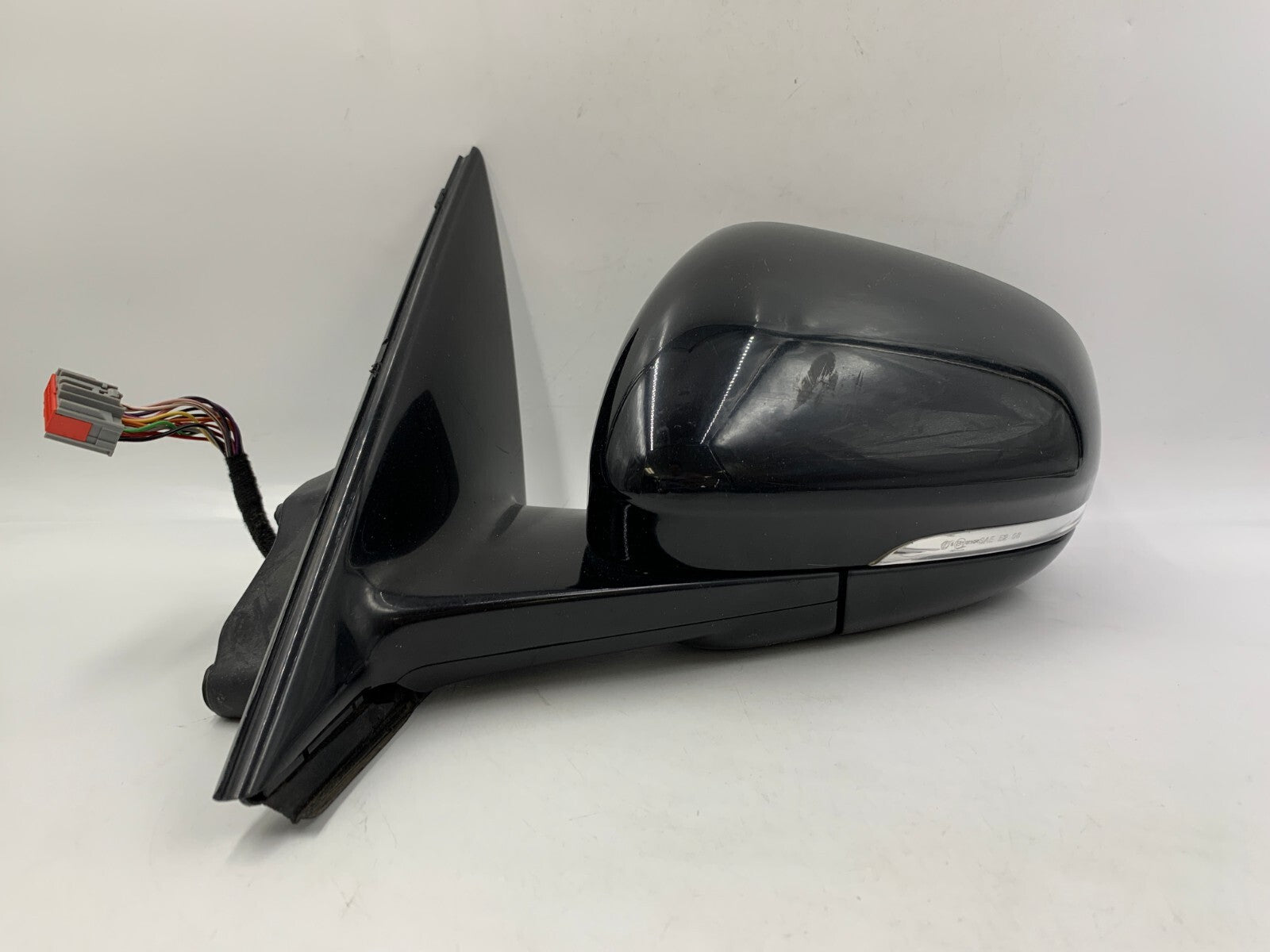 2010-2015 Jaguar XF Driver Side View Power Door Mirror Black BSA OEM A02B46041