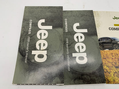 2009 Jeep Compass Owners Manual Set OEM B04B25013