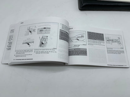 2003 Nissan Altima Owners Manual Set with Case OEM R01B37028