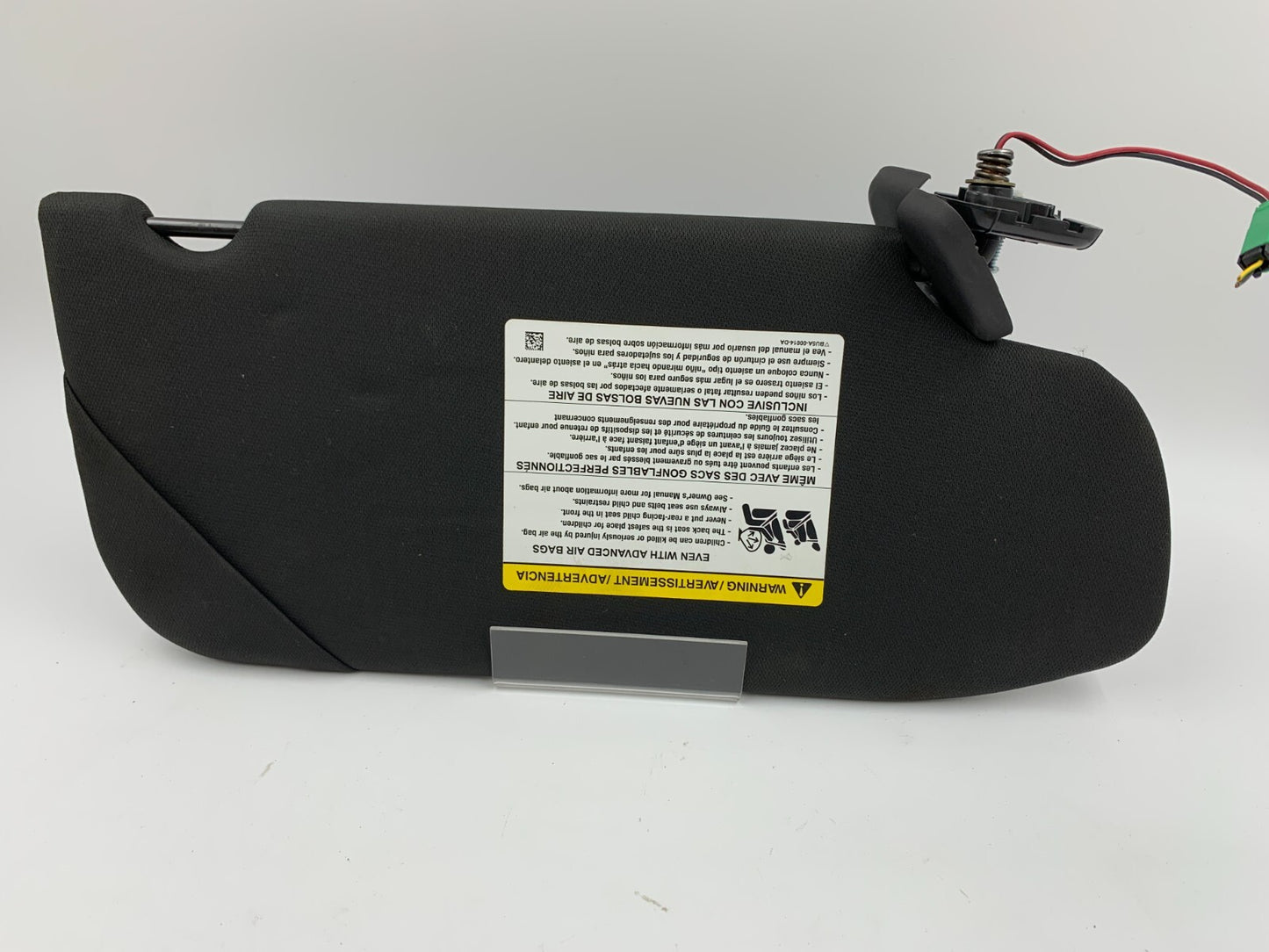 2013-2019 Ford Taurus Driver Sun Visor Sunvisor Black Illuminated OEM E02B20015