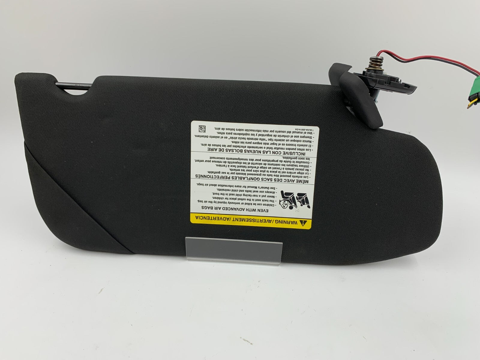 2013-2019 Ford Taurus Driver Sun Visor Sunvisor Black Illuminated OEM E02B20015