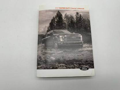 2021 Ford Super Duty Owners Manual Set with Case OEM E04B35010