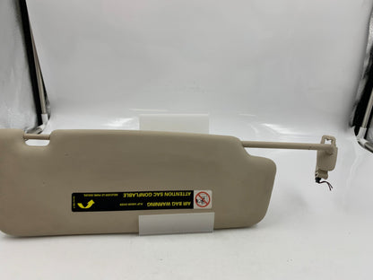 2009-2012 Audi A4 Driver Sun Visor Sunvisor Gray Illumination OEM C04B48016