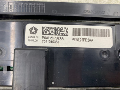 2020-2022 Chrysler Voyager Rear AC Heater Climate Control Unit OEM D04B29039