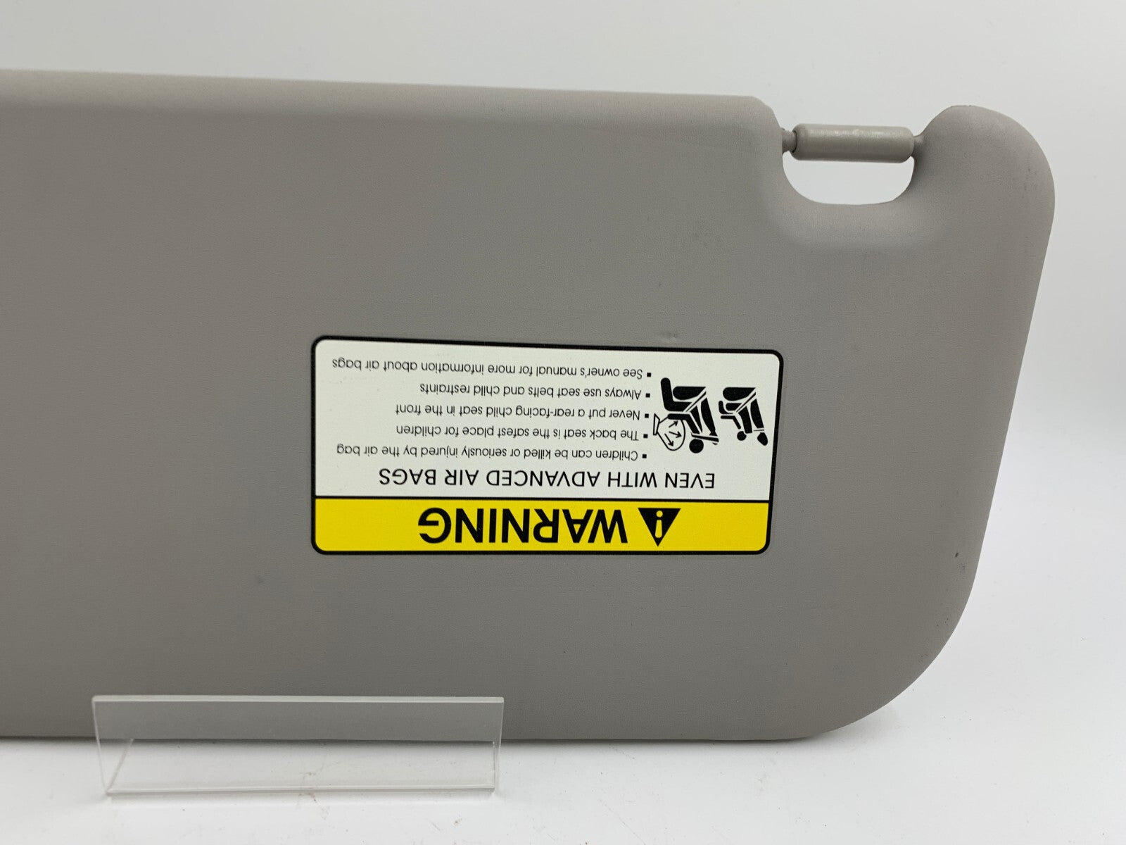 2010-2013 Kia Soul Passenger Sun Visor Sunvisor Gray OEM E03B61006