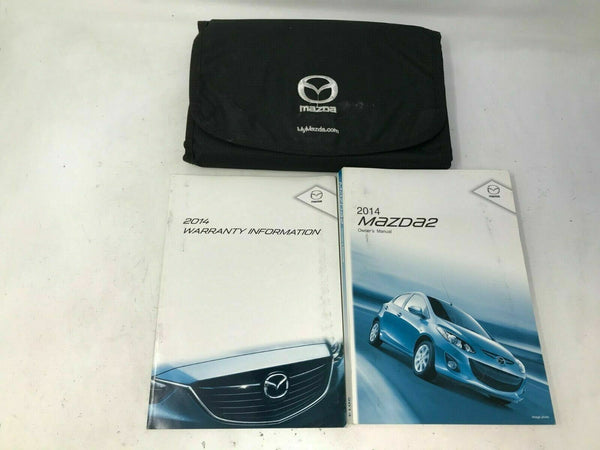 2014 Mazda 2 Owners Manual Handbook Set with Case OEM H02B52004