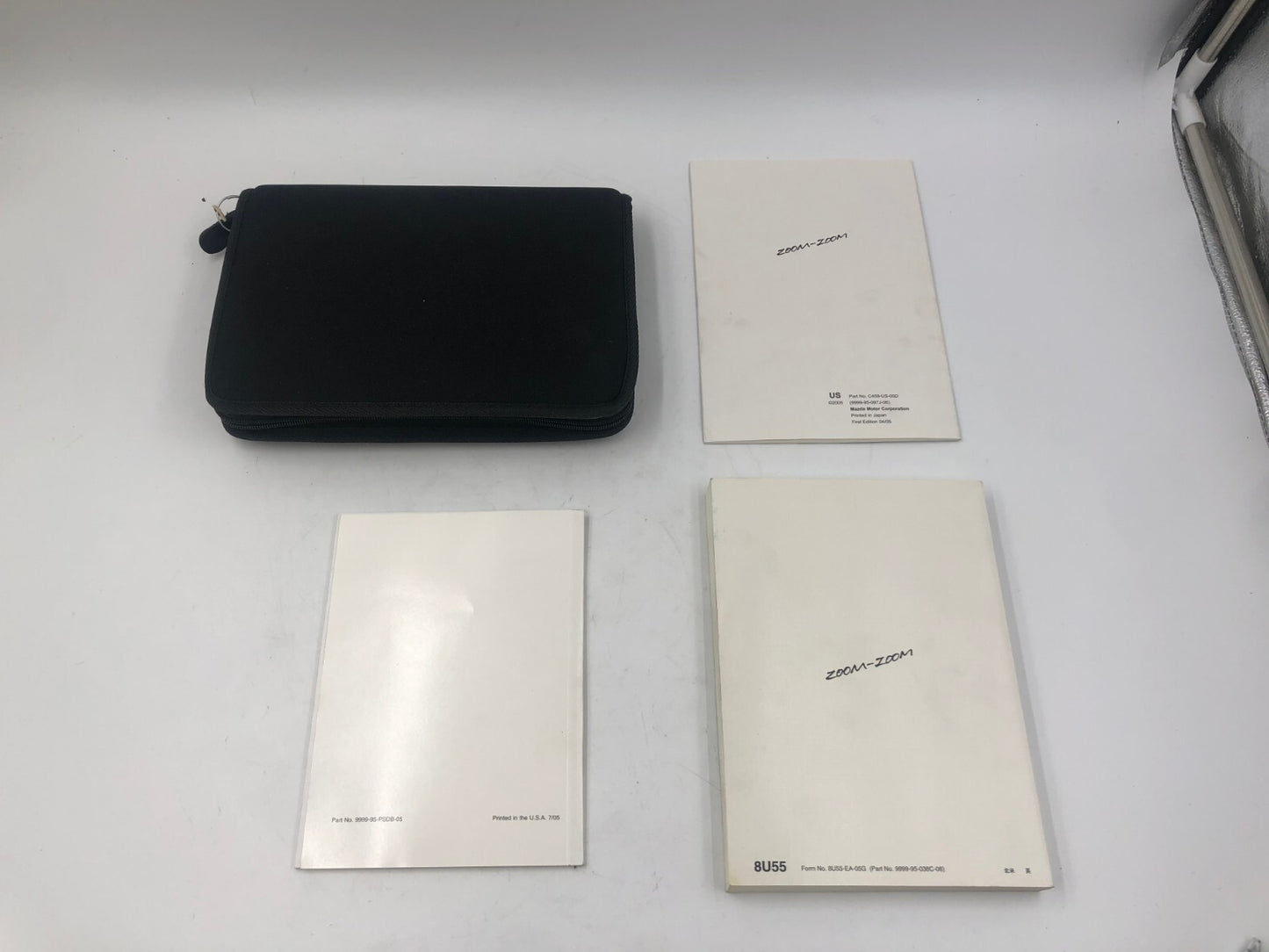 2006 Mazda 3 Owners Manual Set with Case OEM A02B35004