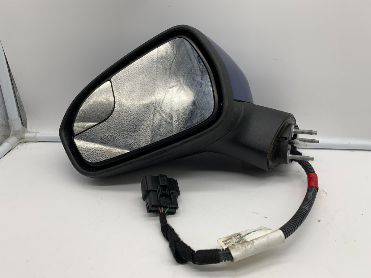 2018 Ford Fusion Driver Side View Power Door Mirror Blue OEM A01B36038