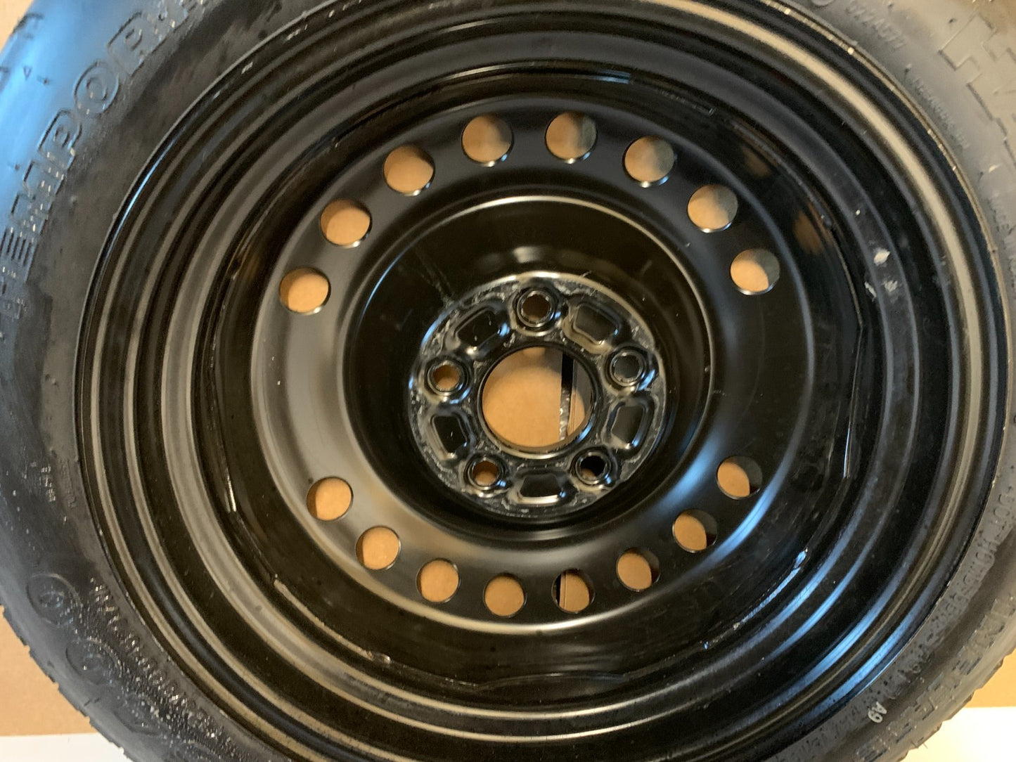 2015-2025 Hyundai Sonata 16" Spare Tire Wheel Compact Donut T125/80D16 Hankook