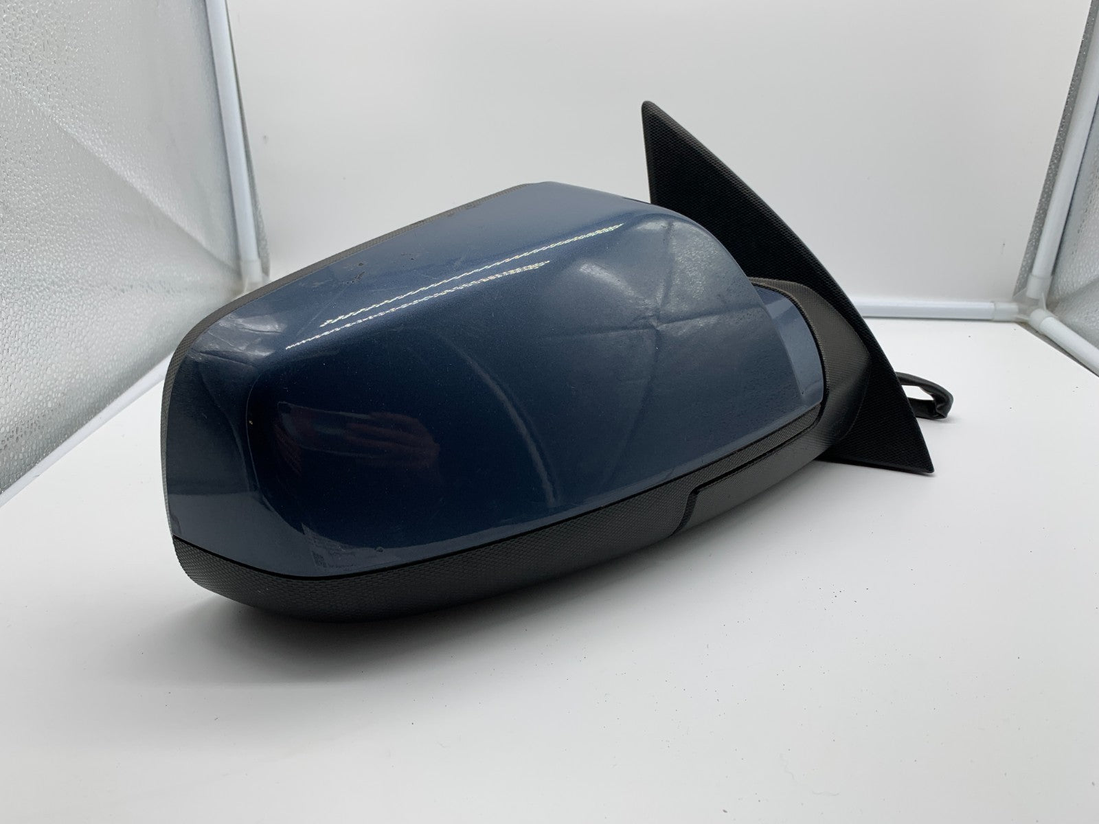 2011-2014 GMC Terrain Passenger View Power Door Mirror Blue OEM B03B27002