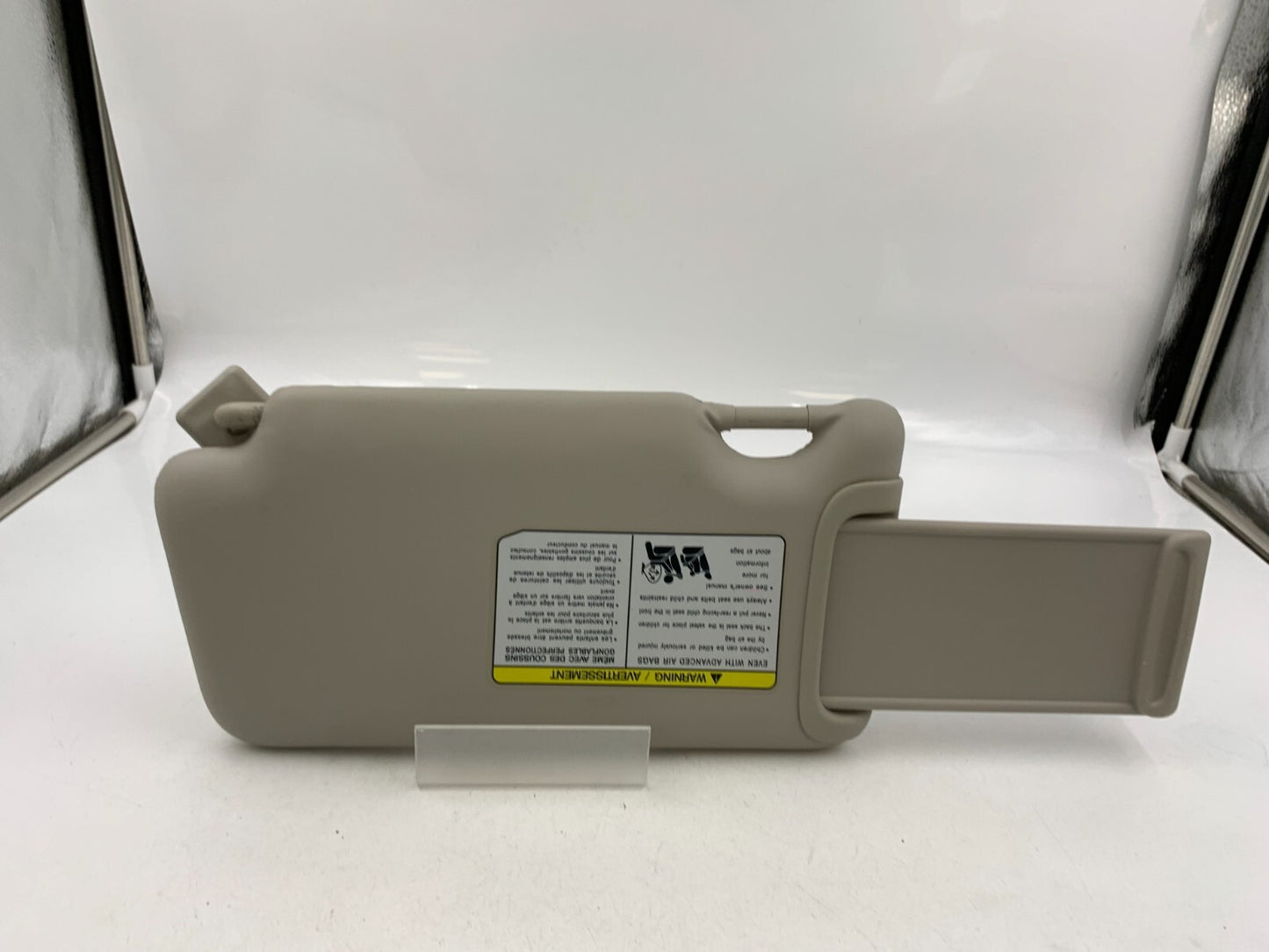 2015-2019 Nissan Versa Passenger Sun Visor Gray OEM D03B42002