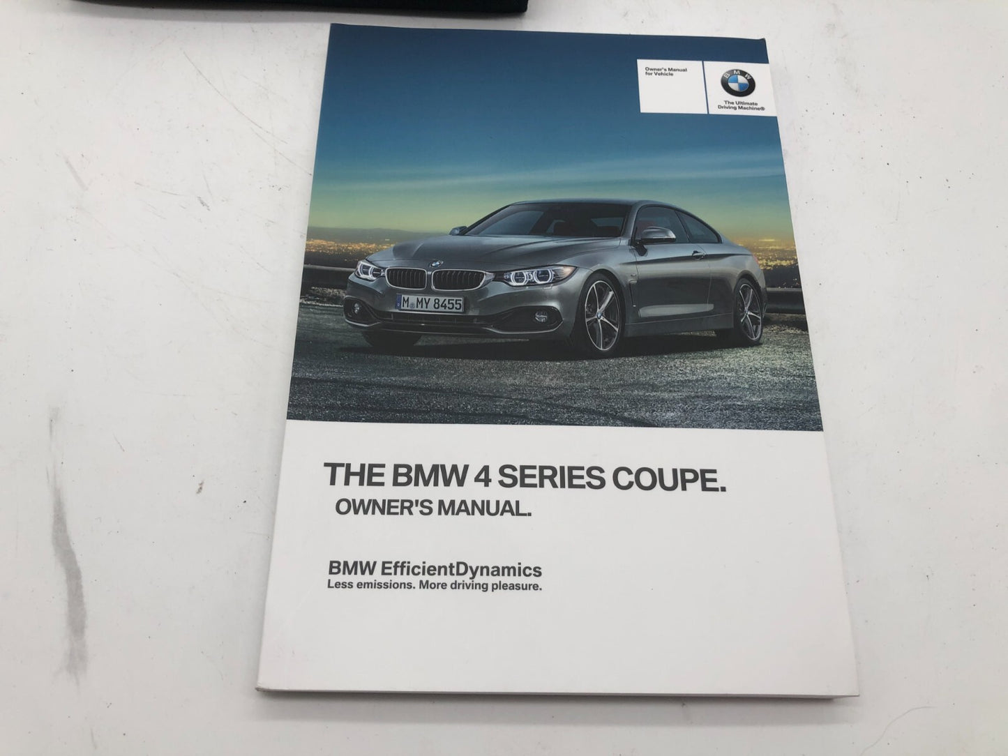 2016 BMW 4 Series Sedan Owners Manual Set with Case OEM B03B44003