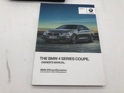 2016 BMW 4 Series Sedan Owners Manual Set with Case OEM B03B44003