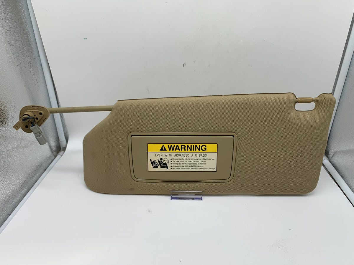 2006-2010 Honda Odyssey Driver Sun Visor Illuminated Brown OEM A02B07021