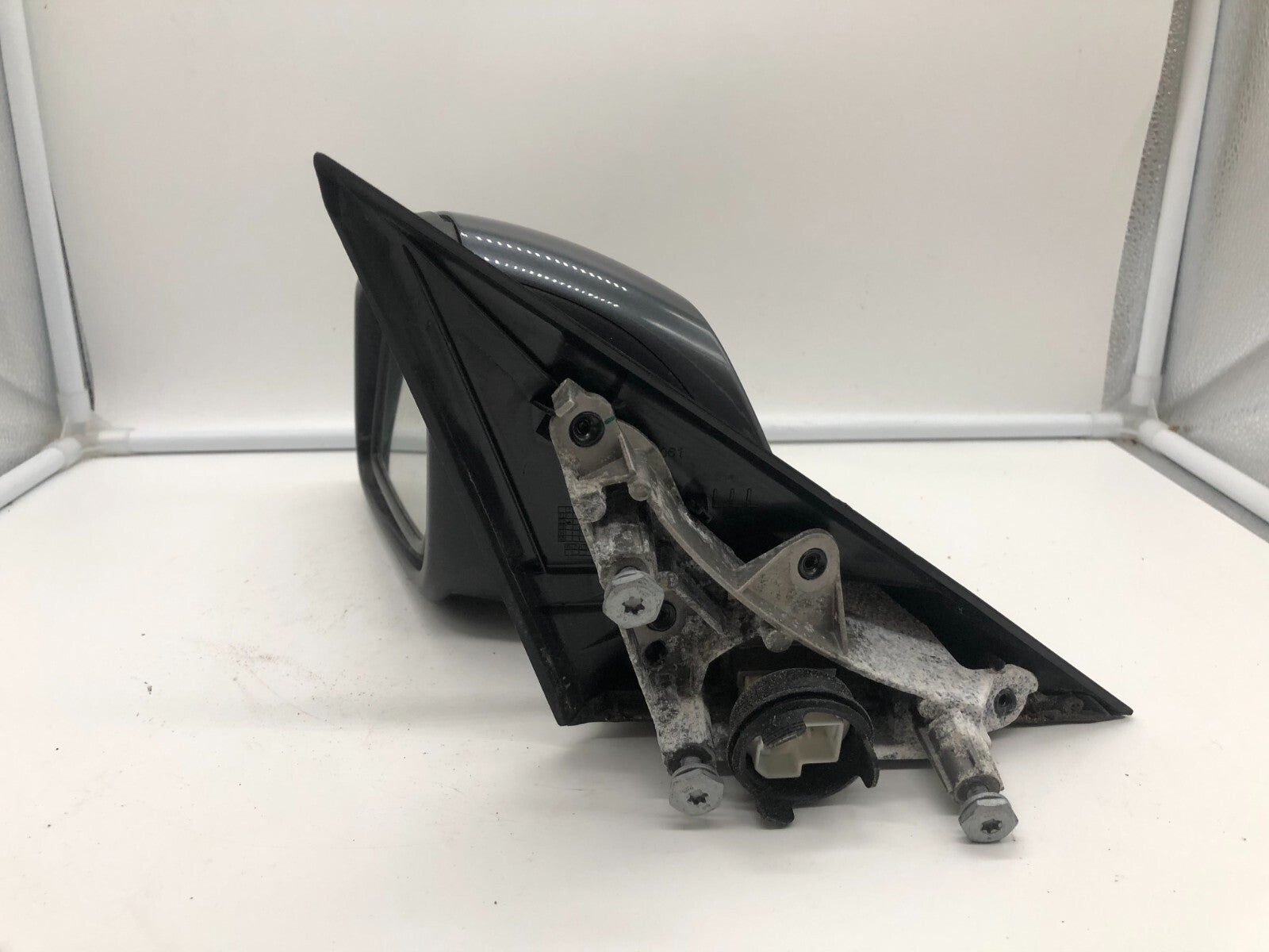 2012-2013 BMW 328i Driver Side View Power Door Mirror Gray OEM A03B37003