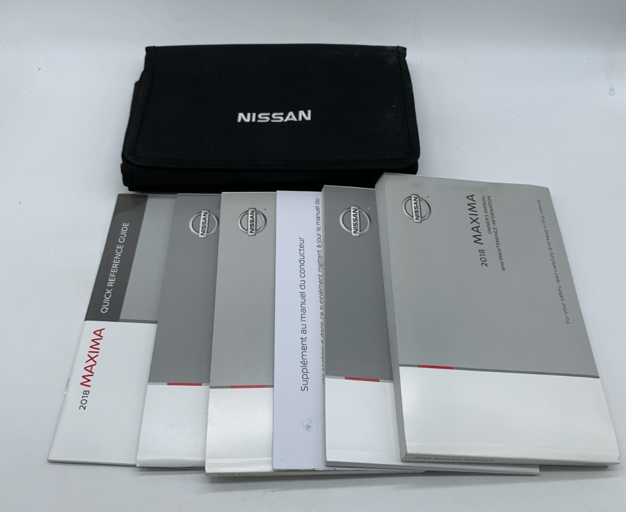 2018 Nissan Maxima Owners Manual Set with Case OEM B03B08011
