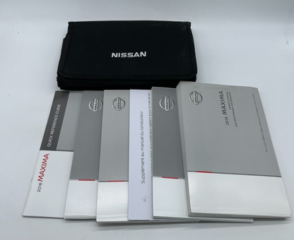 2018 Nissan Maxima Owners Manual Set with Case OEM B03B08011