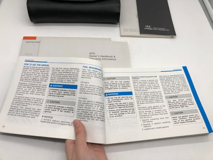 2016 Hyundai Genesis Coupe Owners Manual Guide Set with Case OEM A02B49039