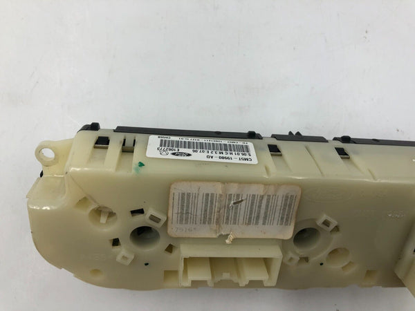 2012 Ford Focus AC Heater Climate Control Temperature Unit OEM A04B21044