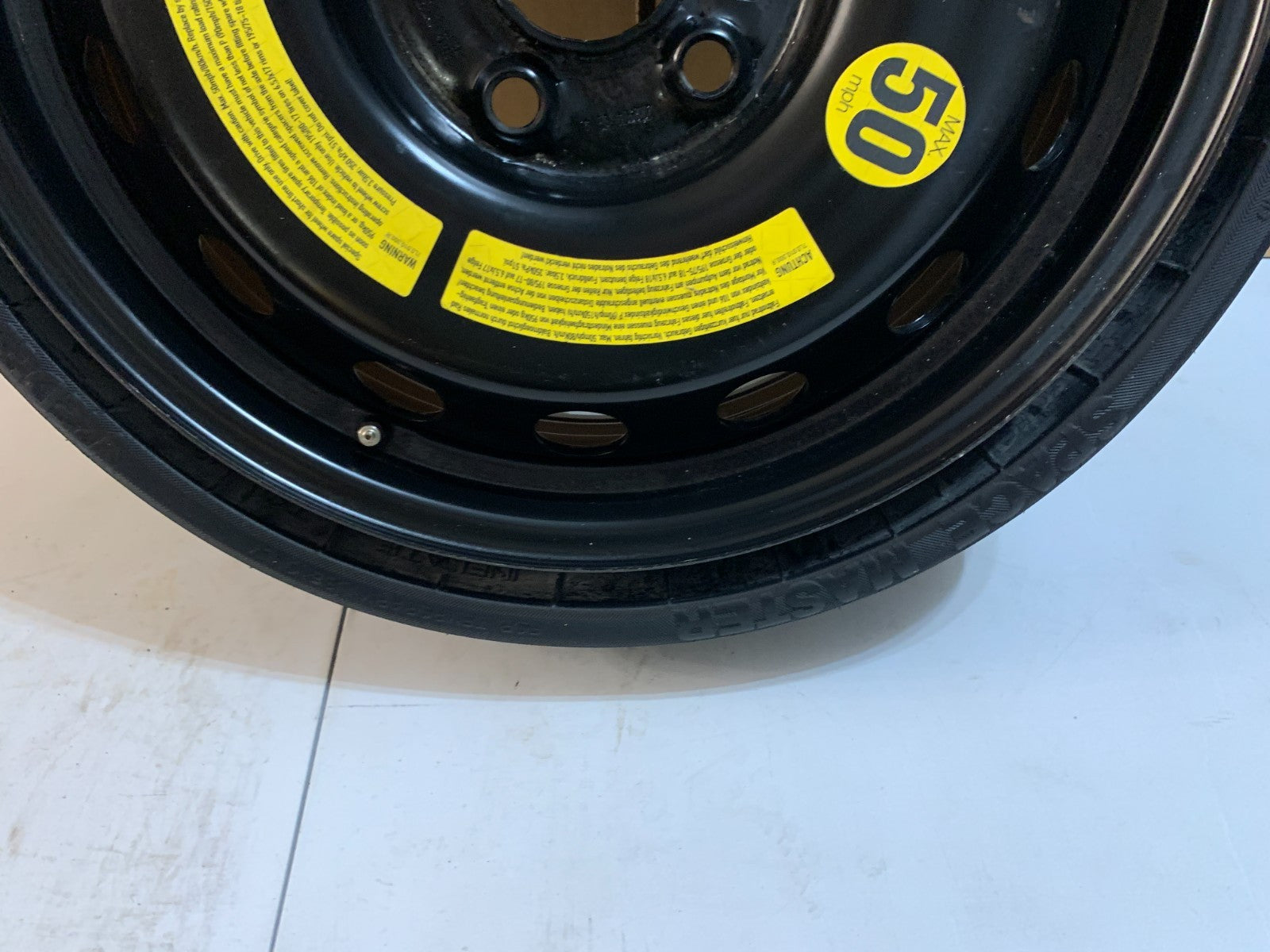 2008-2011 Porsche Cayenne 18" Spare Tire Compact Donut T195/75-18 Vredestein OEM